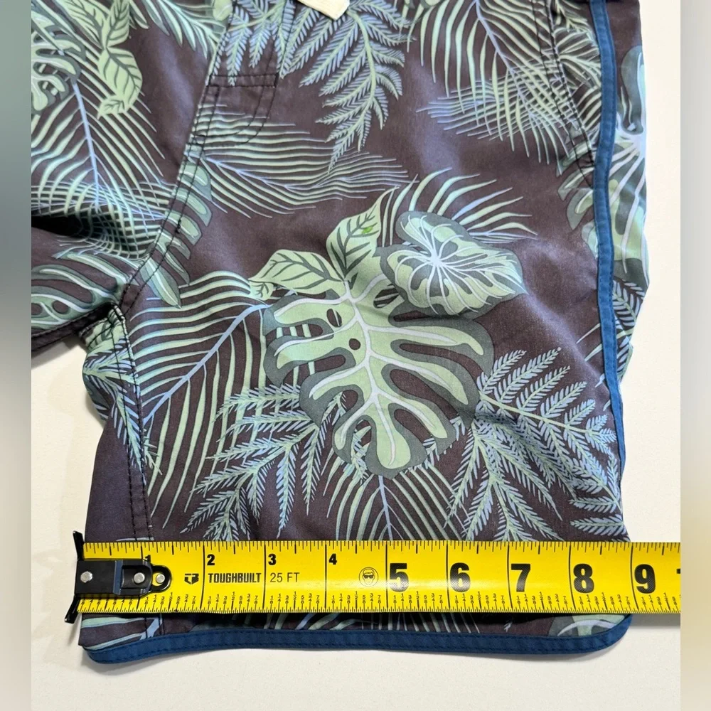 Fair Harbor Kids Anchor Swim Trunk Palm Leaf Beach Pool Youth Boys XL - Picture 14 of 14